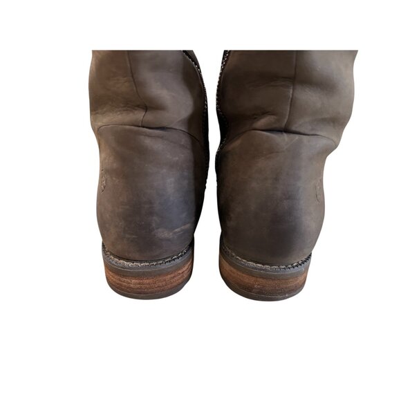 SOLD Ariat Clara H2O Work Boots Women 7.5 Brown Real Leather Tall Equestrian Ful - Picture 11 of 16